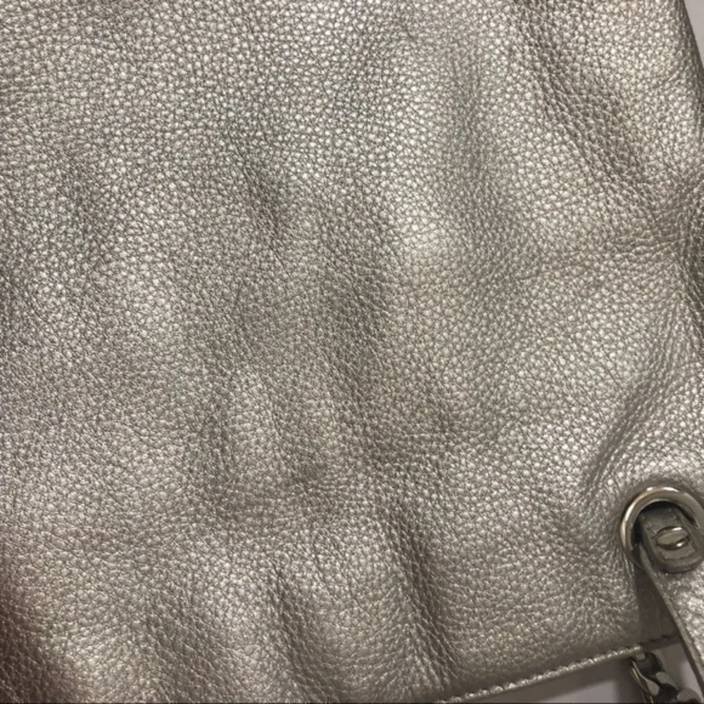 Michael kors silver metallic bag